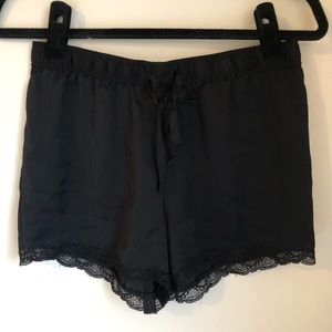 NWOT Shimera Silk Lace-Trim Sleep Short